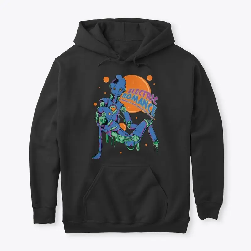 ELECTRIC ROMANCE /UNISEX PULLOVER HOODIE