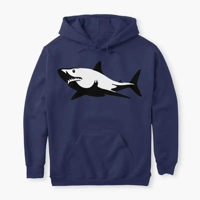 SHARK / UNISEX PULLOVER HOODIE